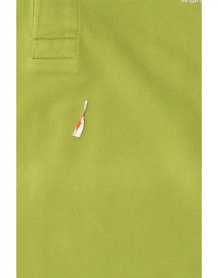 Polo Adidas da uomo XL in cotone verde