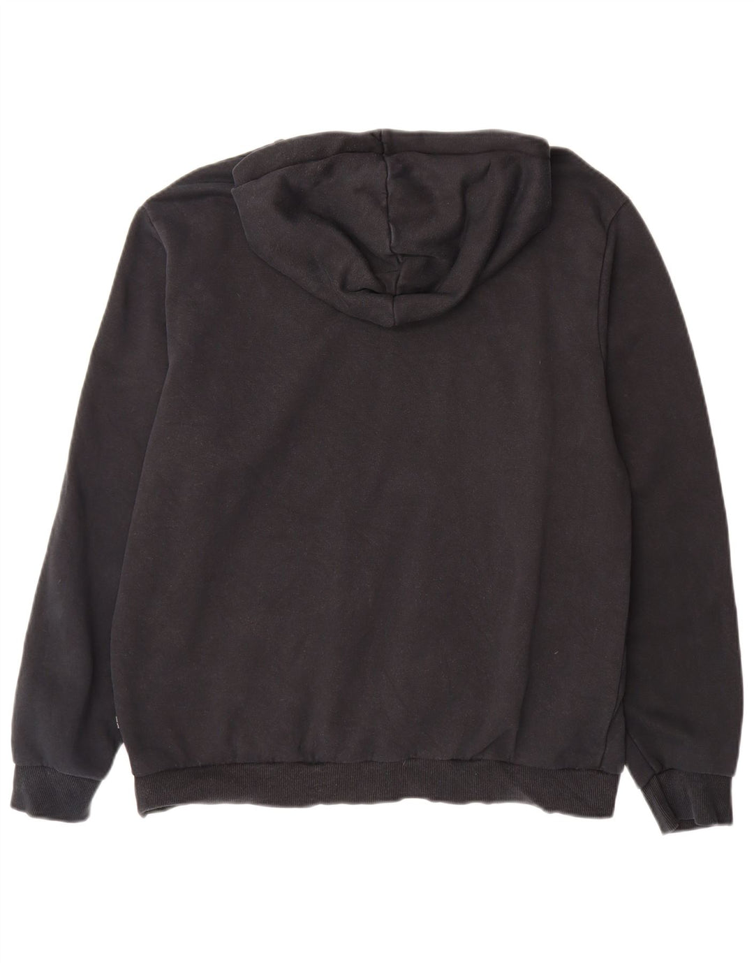 Felpa con cappuccio da uomo PUMA grande in cotone nero