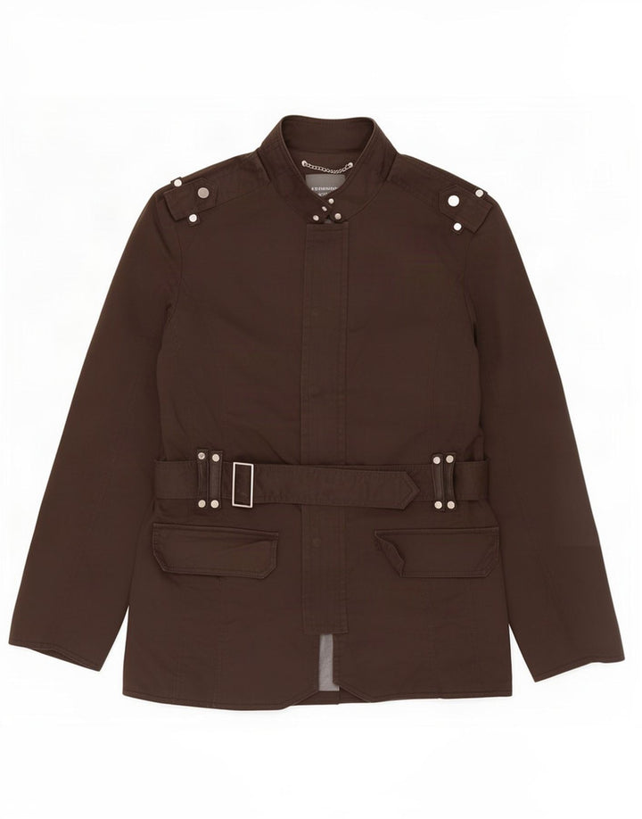 Giacca militare da uomo Zara UK 38 cotone marrone medio