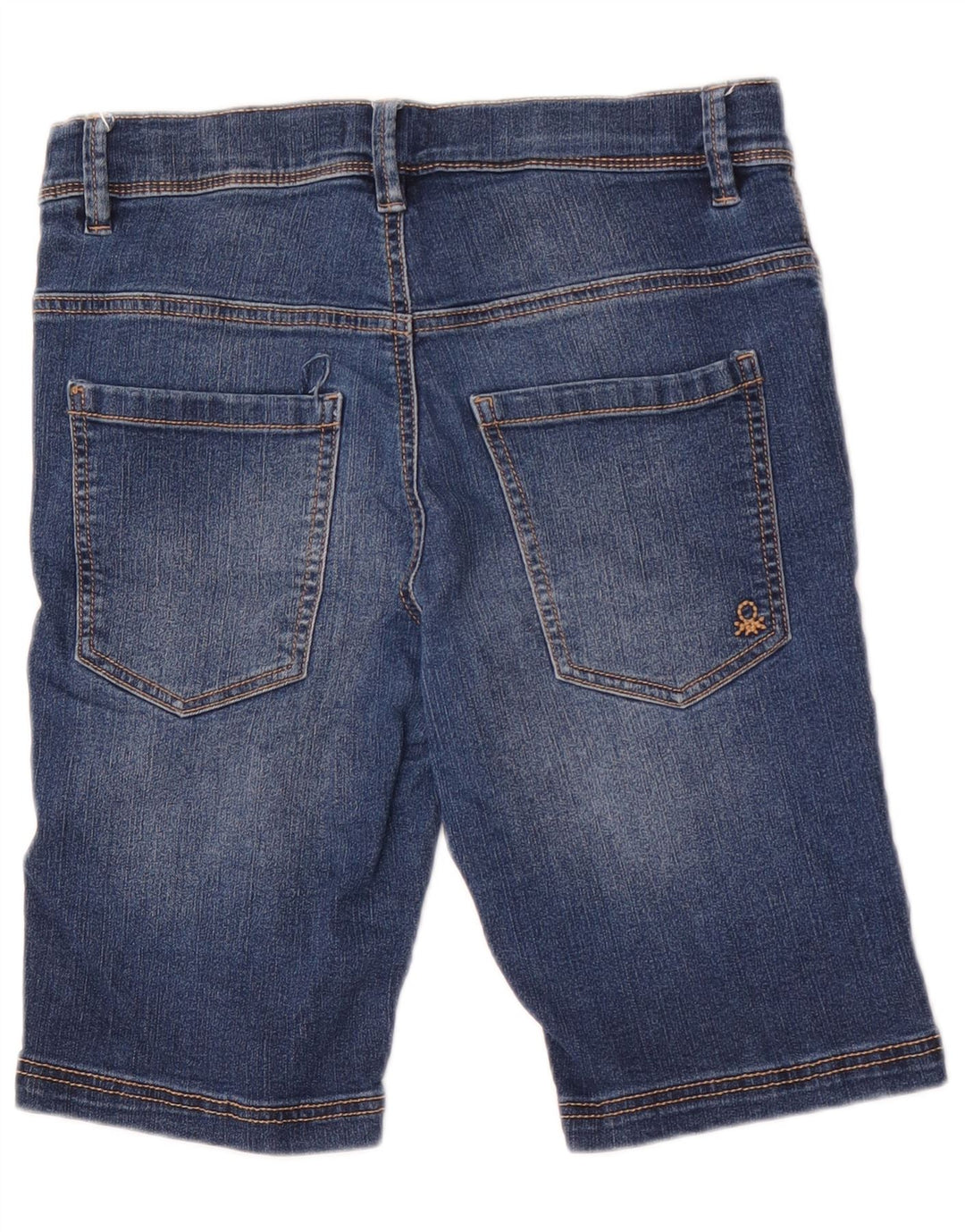 Pantaloncini di jeans da ragazzo Benetton 15-16 anni 2XL W30 Blu