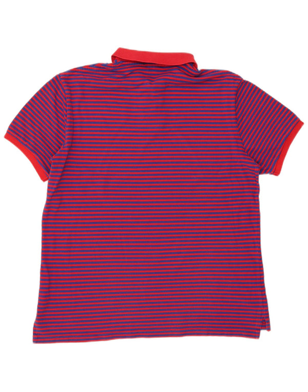 Polo Ralph Lauren da uomo slim fit polo XL rosso gessato in cotone