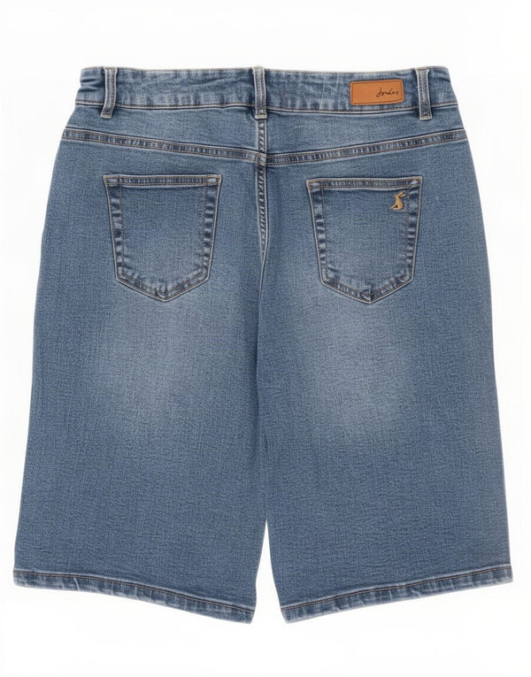 Pantaloncini di jeans da donna Joules UK 10 piccoli W28 cotone blu