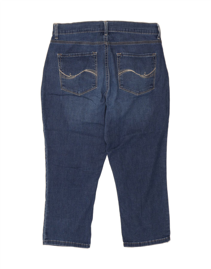 LEE Womens Easy Fit Capri Jeans W32 L21 Blue Cotton Vintage Lee and Second-Hand Lee from Messina Hembry 