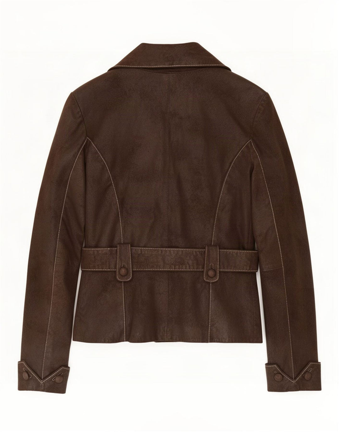 Giacca in Pelle Donna Rino&Pelle IT 38 XS Marrone