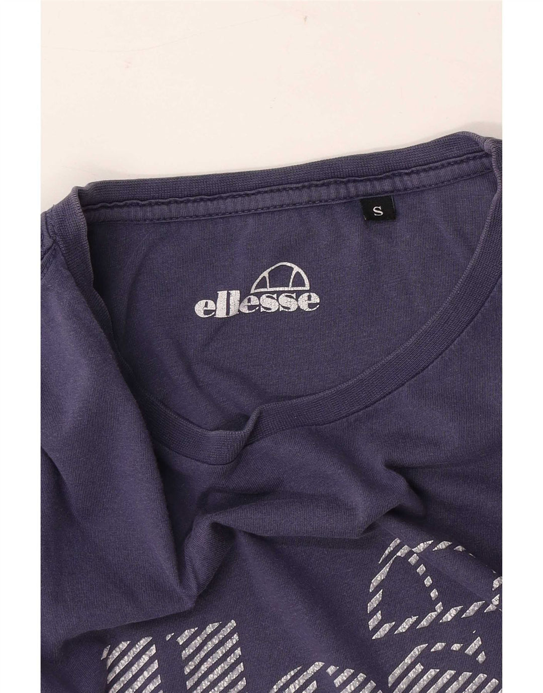T-shirt grafica da uomo Ellesse Top Small Blu Navy