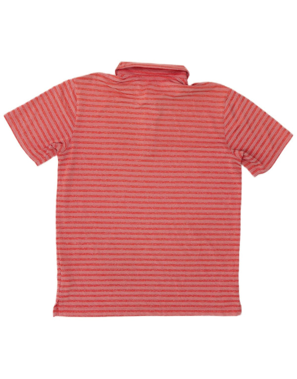 Polo da uomo Puma in poliestere a righe grandi rosse