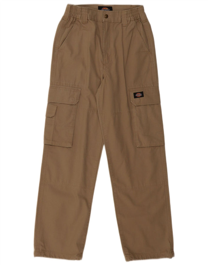 Pantaloni cargo dritti da uomo Dickies W26 L27 in cotone beige