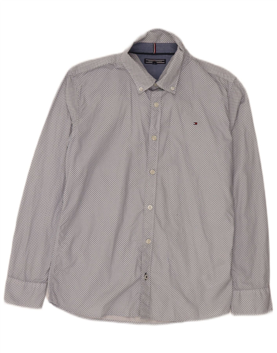 Camicia Tommy Hilfiger per ragazzi 13-14 anni in cotone a quadri blu