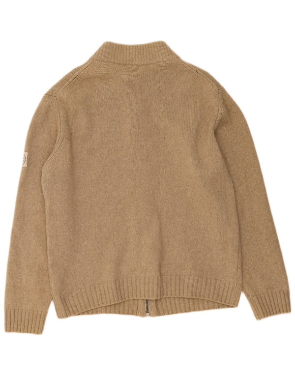Maglione cardigan da uomo Murphy & Nye grande lana beige