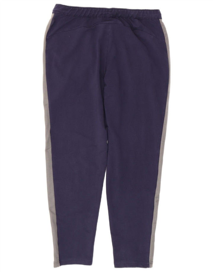 Pantaloni da tuta PUMA da uomo grandi color block blu navy