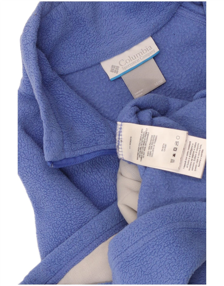 Giacca in pile Columbia da ragazzo 14-15 anni in poliestere blu