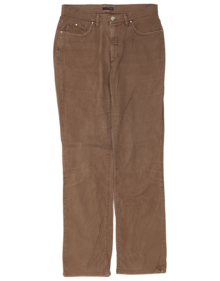 Jeans Straight Uomo Trussardi W32 L33 Cotone Marrone