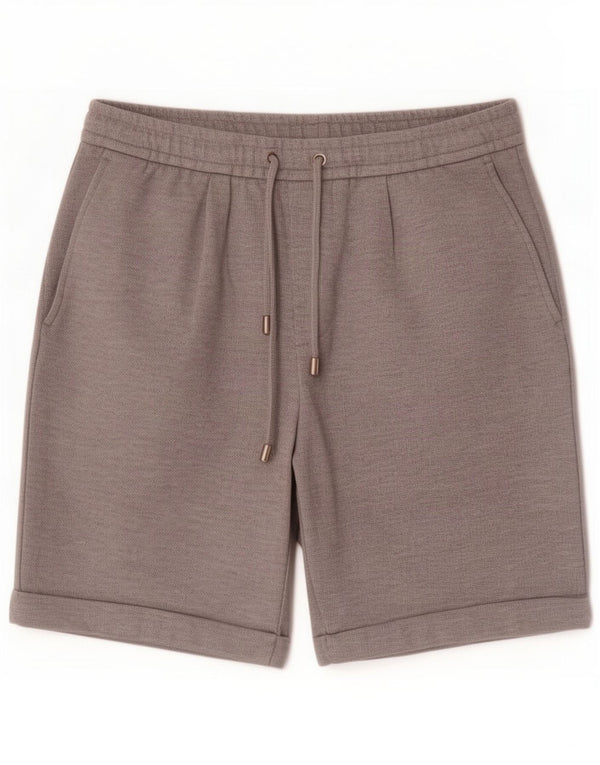 Pantaloncini chino da uomo Zara medi W31 poliestere grigio