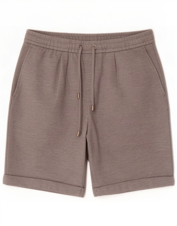 Pantaloncini chino da uomo Zara medi W31 poliestere grigio
