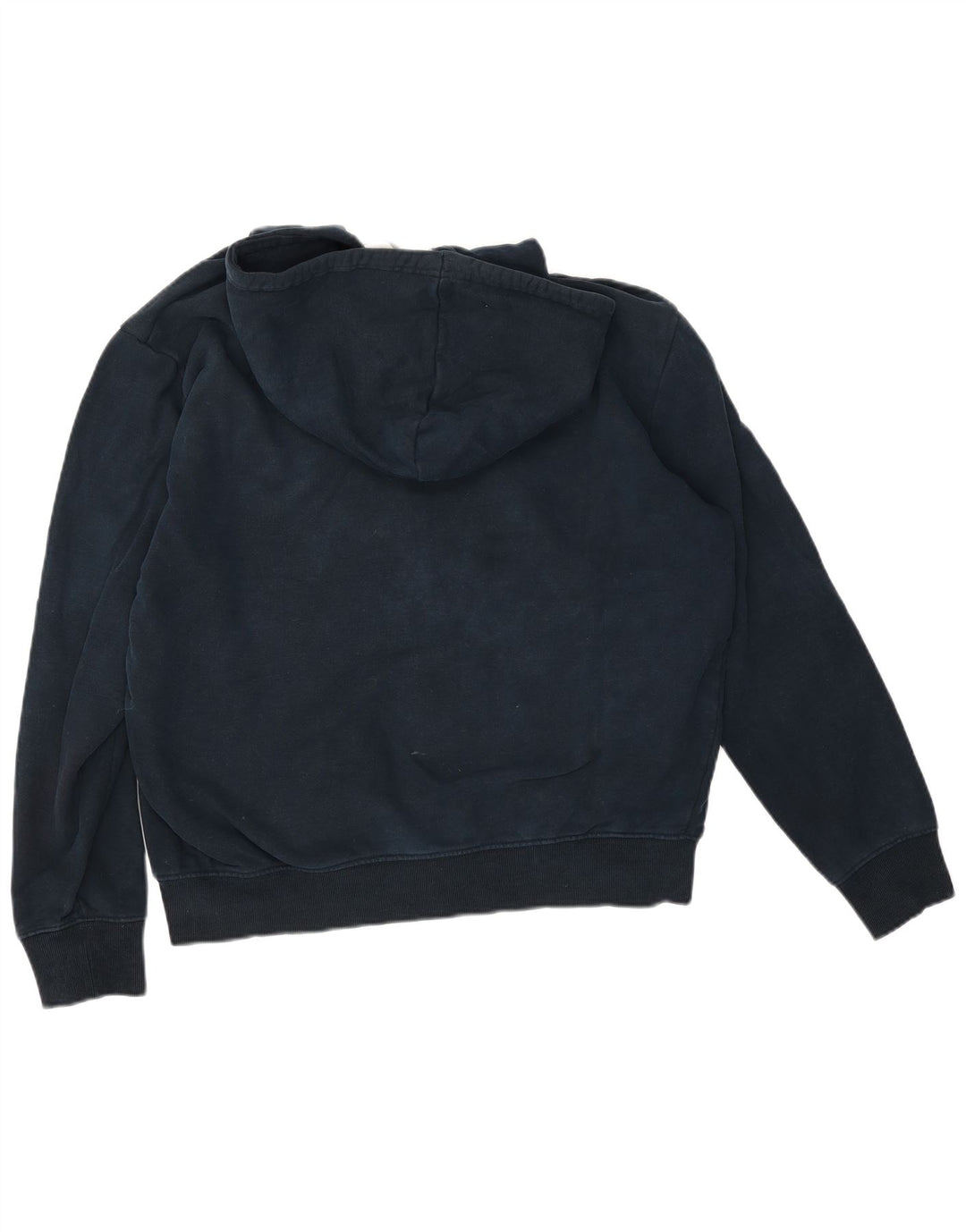 Maglione con cappuccio e zip da uomo Marks & Spencer grande in cotone blu navy