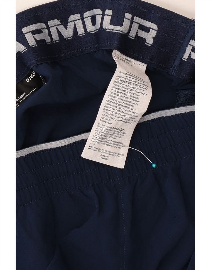 Pantaloncini sportivi da donna Under Armour UK 16 Large in poliestere blu navy