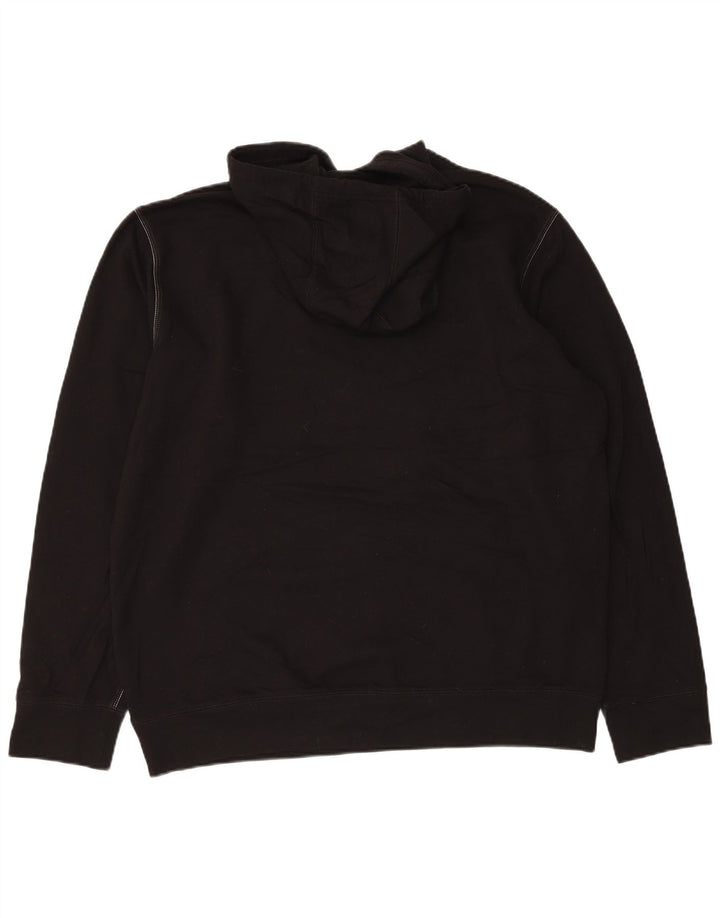 Felpa con cappuccio da uomo Eddie Bauer grande in cotone nero