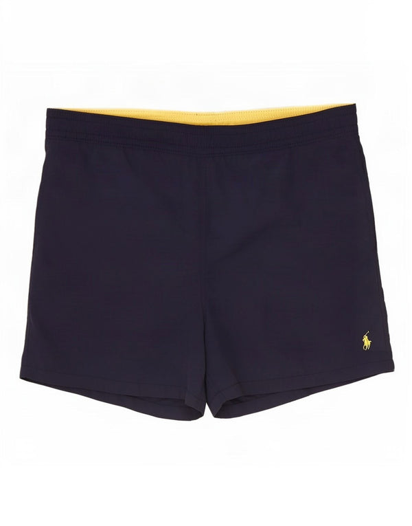 Pantaloncini da bagno da uomo Polo Ralph Lauren nylon medio blu navy