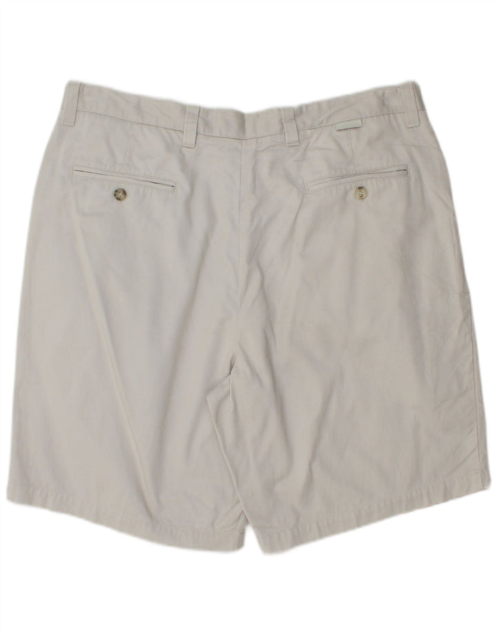 DOCKERS Pantaloncini chino con pegging da uomo W38 XL in cotone grigio