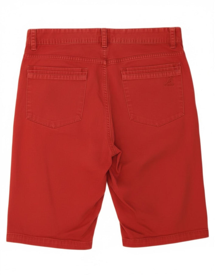 Pantaloncini chino da uomo Kangol piccoli W29 in cotone rosso