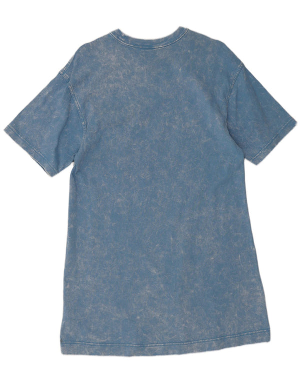 Abito t-shirt da donna Nike UK 10 piccolo in cotone tie dye blu