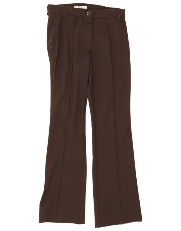 Pantaloni chino con pegged EMME da donna Marella UK 6 XS W26 L29 Marrone