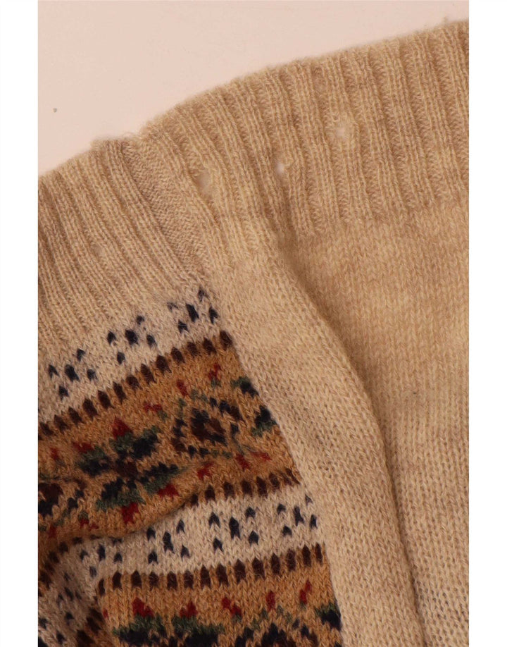 Canotta da uomo Mark Astor Canotta XL Beige Fair Isle Lana