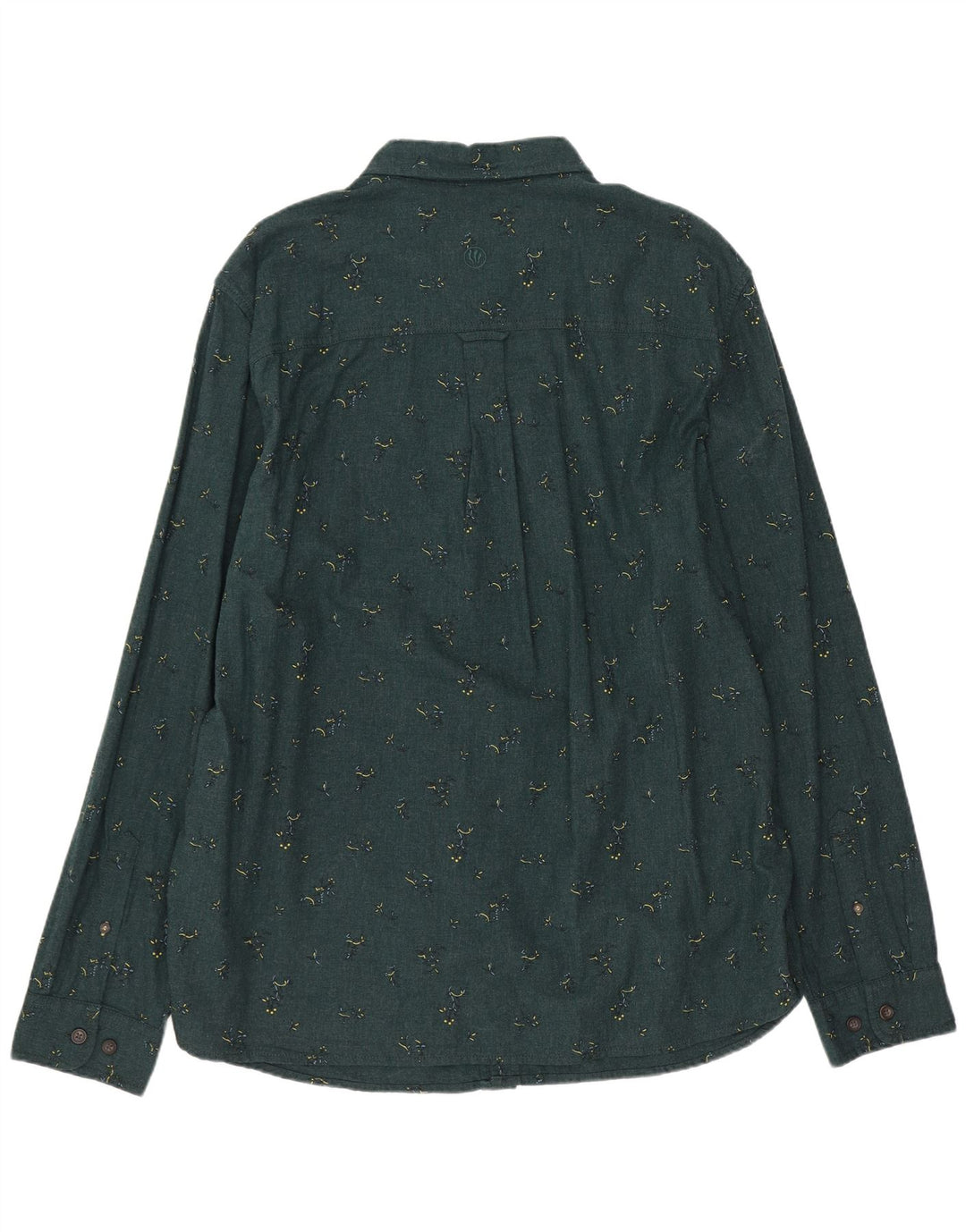 Camicia da uomo FAT FACE XL in cotone floreale verde