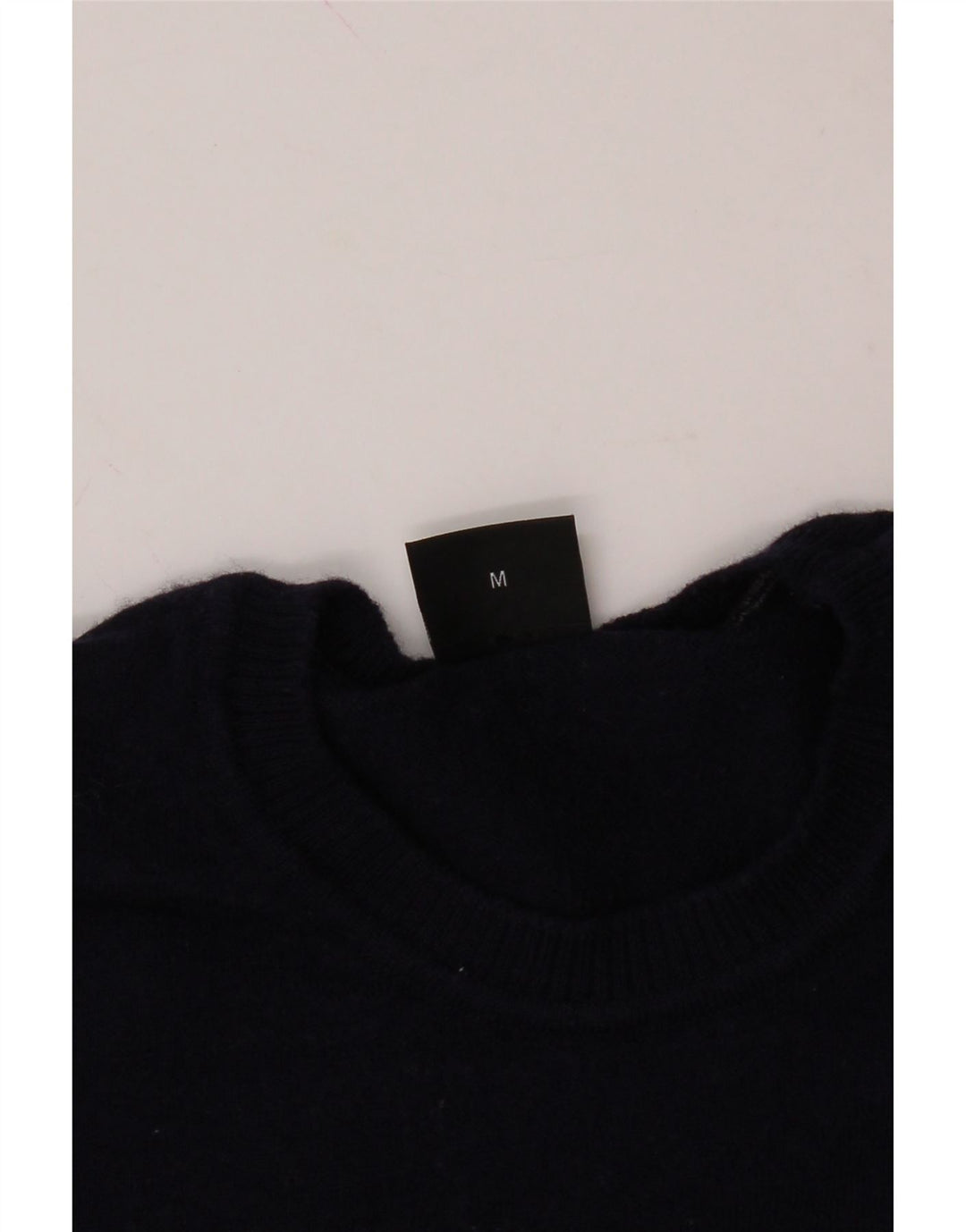 HUGO BOSS Womens Crew Neck Jumper Sweater UK 14 Medium Navy Blue Vintage Hugo Boss and Second-Hand Hugo Boss from Messina Hembry 