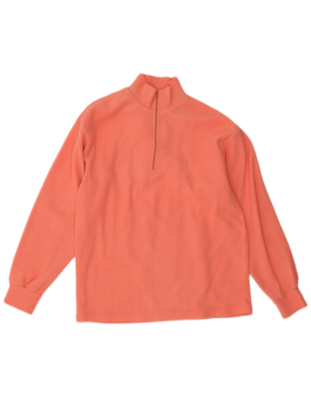 Maglione in pile da uomo Fila con zip e collo IT 46 piccolo rosa