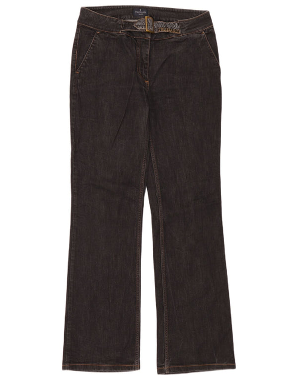 Jeans Trussardi Donna Bootcut W30 L32 Cotone Nero