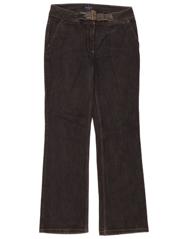 Jeans Trussardi Donna Bootcut W30 L32 Cotone Nero