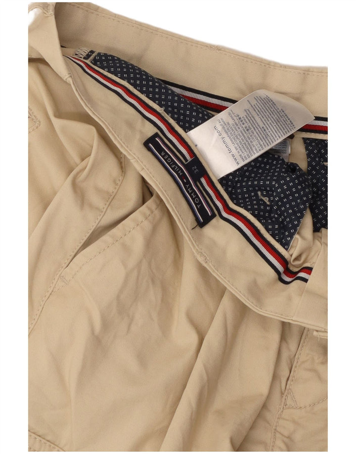 Pantaloncini cargo da uomo Tommy Hilfiger W32 cotone beige medio