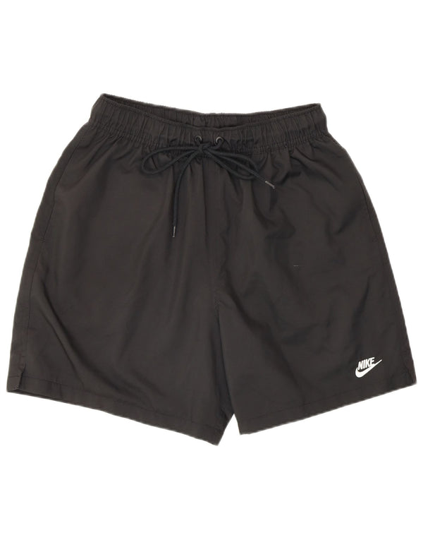 Pantaloncini sportivi Nike da uomo piccoli in poliestere nero