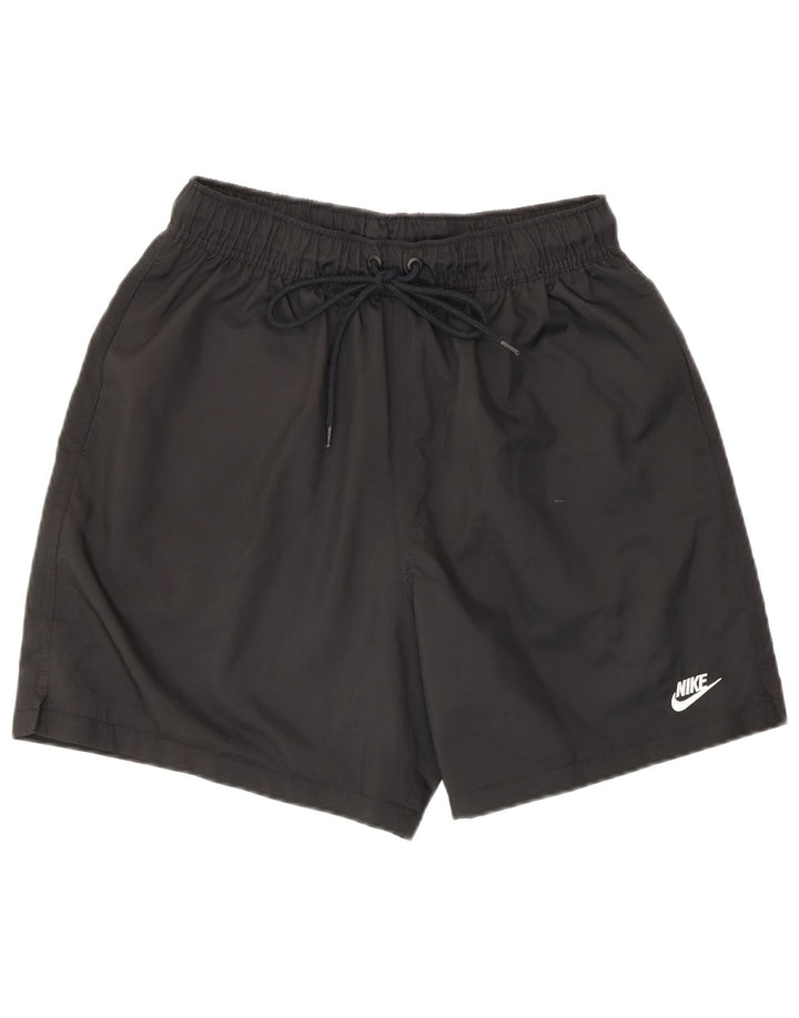 Pantaloncini sportivi Nike da uomo piccoli in poliestere nero