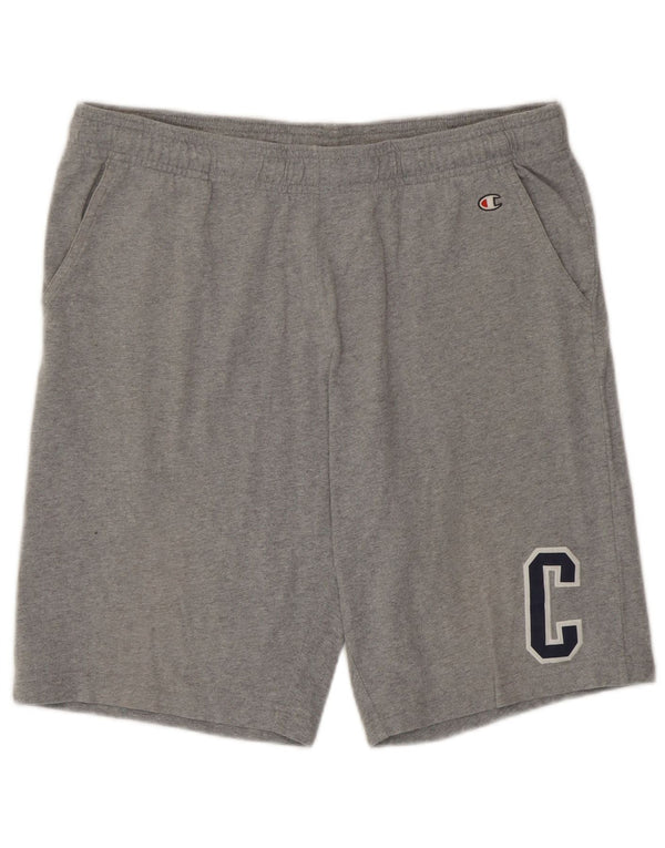 Pantaloncini sportivi grafici da uomo Champion grandi grigi