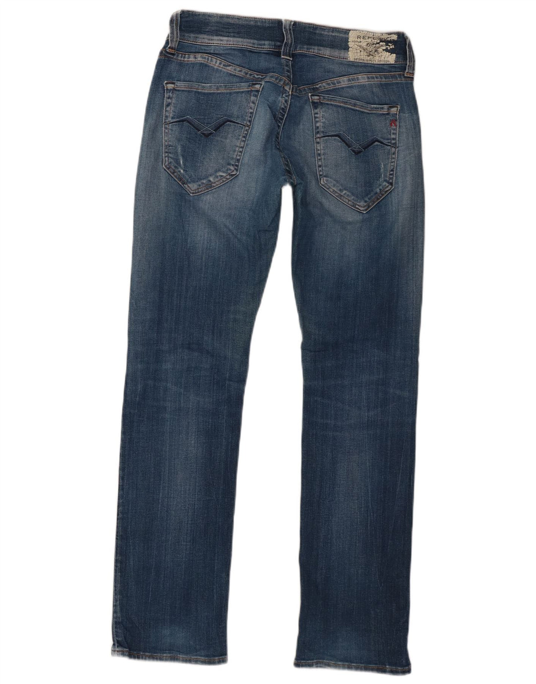 Jeans slim da donna Replay W27 L30 cotone blu