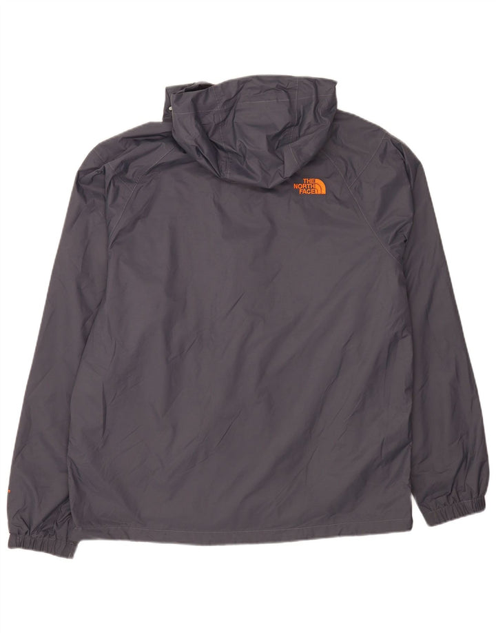 Giacca antipioggia da uomo con cappuccio The North Face UK 40 Large in nylon grigio