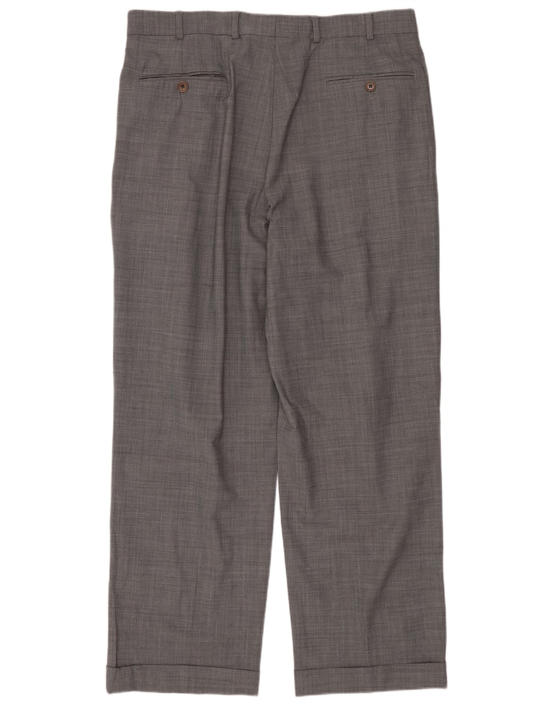 BROOKS BROTHERS Abito da Uomo 346 a 2 Bottoni in 2 Pezzi UK 42 XL W34 L29 Grigio Lana