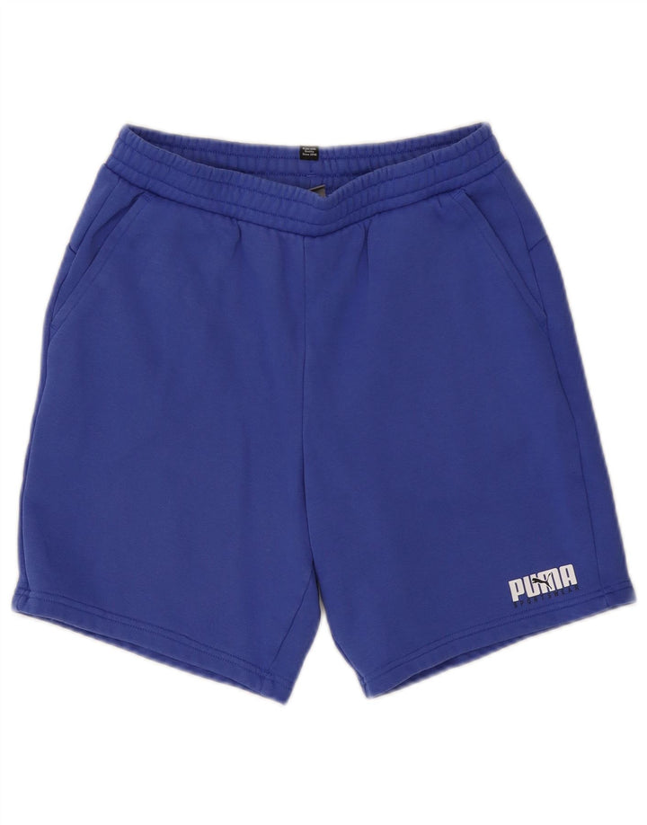 Pantaloncini sportivi Puma Ragazzo 15-16 anni Cotone Blu
