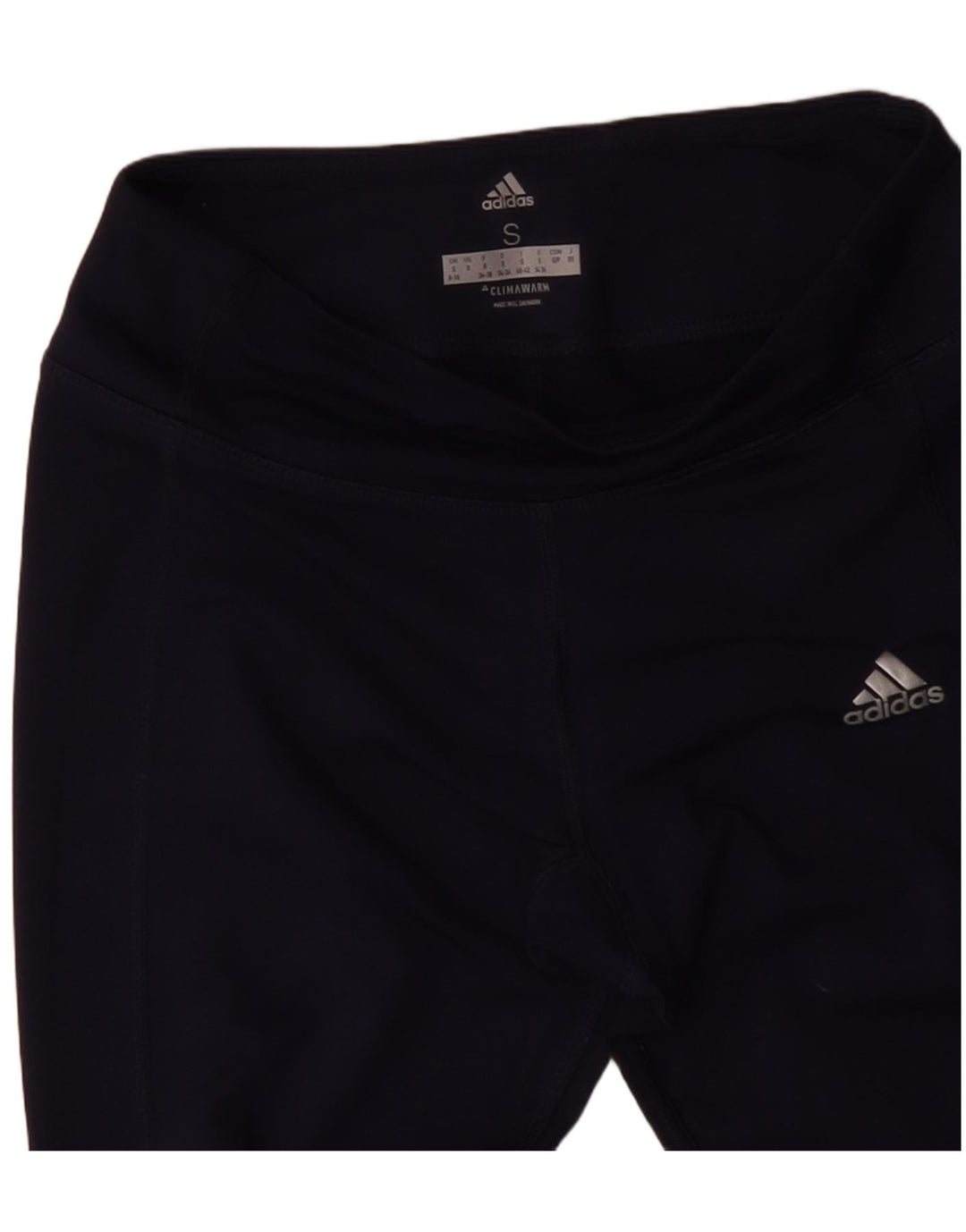 Leggings Climawarm da donna ADIDAS UK 8/10 Small Poliestere blu navy