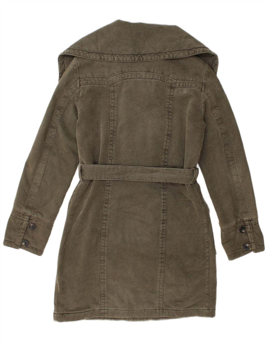 Cappotto giacca a vento da donna Marlboro Classics UK 12 Cotone verde medio