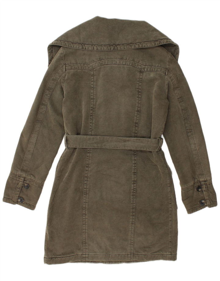 Cappotto giacca a vento da donna Marlboro Classics UK 12 Cotone verde medio