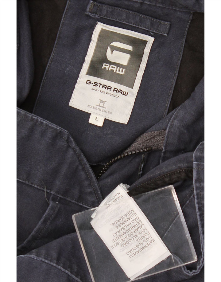 Giacca utility da donna G-STAR UK 16 grande cotone blu navy