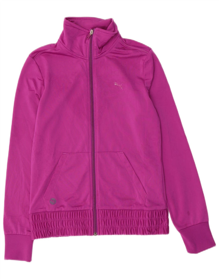 Giacca da tuta da donna Puma UK 10 Small Rosa Poliestere