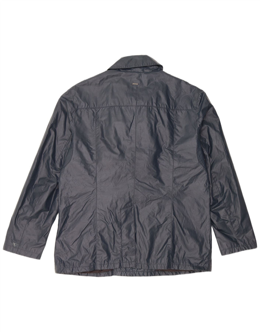 Giacca antipioggia da uomo DKNY UK 42 XL Cotone blu navy