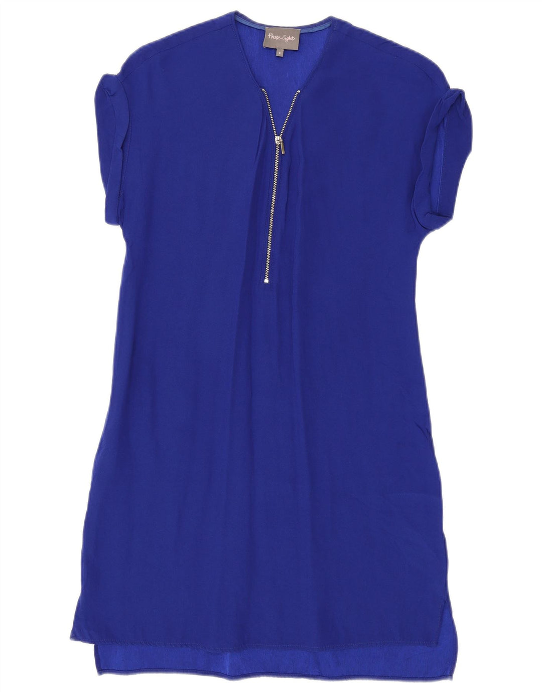 PHASE EIGHT Womens Basic Dress UK 8 Small Blue Viscose