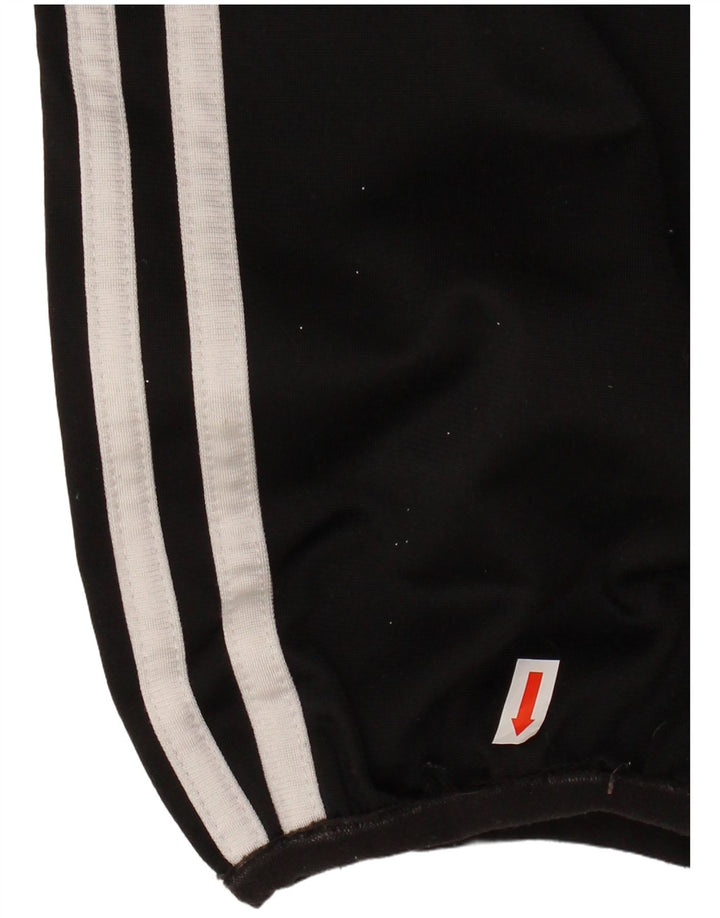 ADIDAS Boys Tracksuit Trousers Joggers 13-14 Years Black Polyester