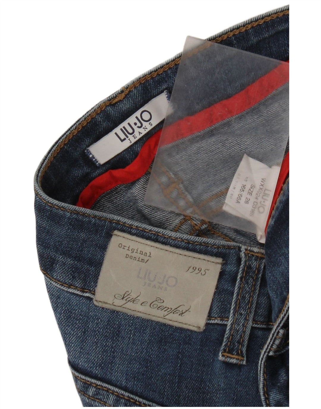 Jeans Cropped Donna Liu Jo W28 L25 Blu