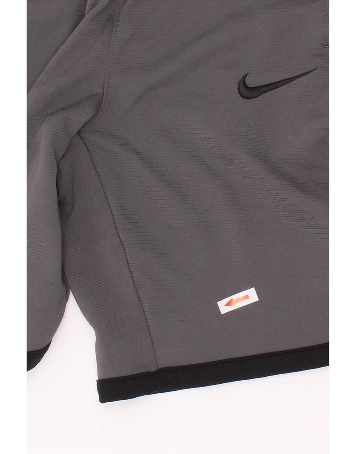 Pantaloncini sportivi Nike da ragazzo Dri Fit Graphic 12-13 anni, poliestere grande grigio
